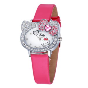Montre hello kitty strass rose bonbon