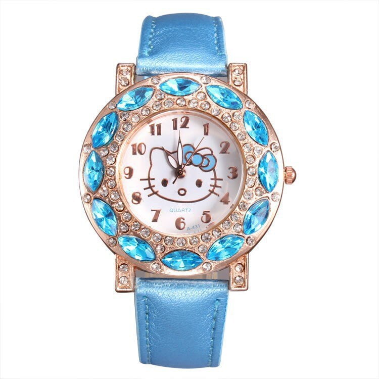 Montre hello kitty pierre bleu Boutique hello kitty