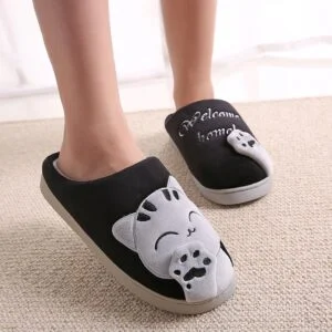 Chaussons hello kitty noir