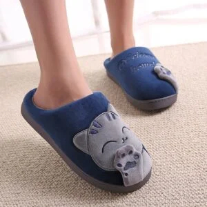 Chaussons hello kitty bleu