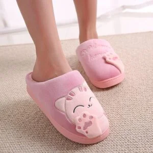 Chaussons hello kitty rose