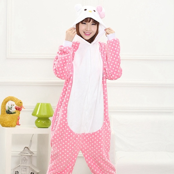 Pyjama Hello Kitty en coton rose taille 110