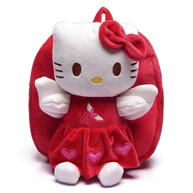 Peluche hello kitty sac rouge