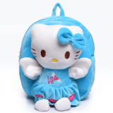 Peluche hello kitty sac bleu