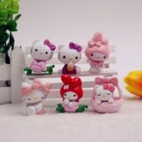 Figurine hello kitty my melody x6
