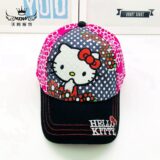 Casquette hello kitty jeans rose bonbon