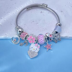 Bracelet Hello Kitty Original Rose