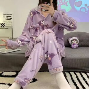 Pyjama Kuromi Violet Hiver