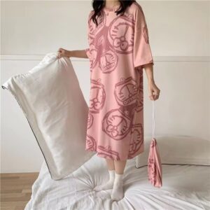 Pyjama Long Doraemon Rouge