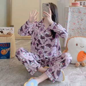 Pyjama Kuromi Violet Coton