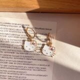 Boucle D’oreille Hello Kitty Classique Rose