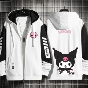 Sweat Zippé Kuromi Kawaii