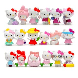 Figurine hello kitty summer x18