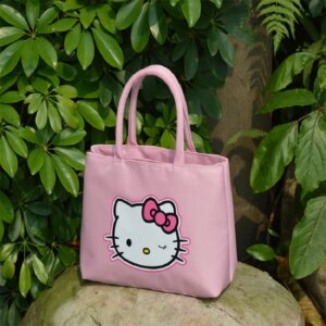Sac à main hello kitty simple rose