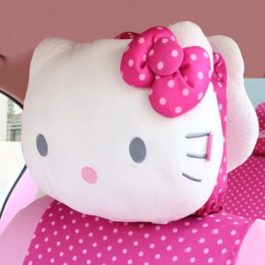Coussin pour appui-tête hello kitty