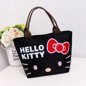 Sac à main hello kitty classique noir