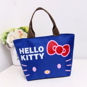 Sac à main hello kitty classique bleu