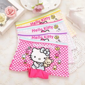 Boxer hello kitty carreaux x4