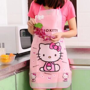 Tablier hello kitty transparent