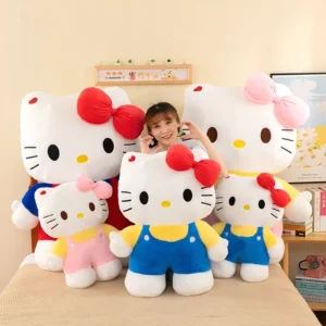 Peluche hello kitty salopette