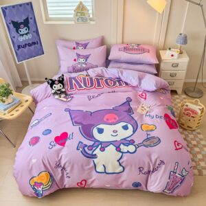 Parure de lit Kuromi Unique